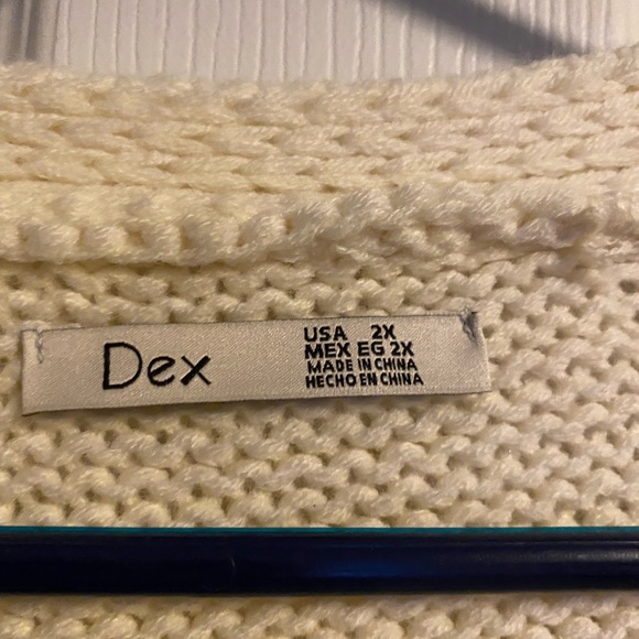 Dex Neutral Cardigan NWT Size 2X - Picture 5 of 6